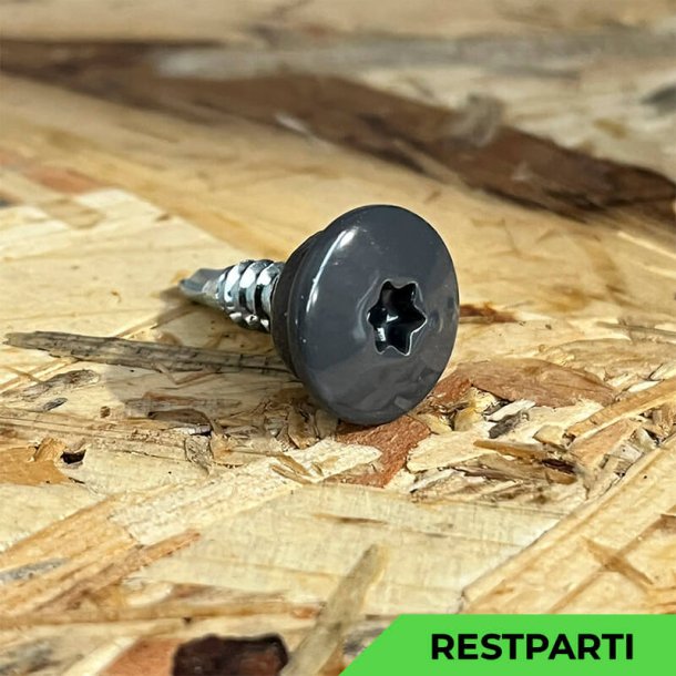 Overlapskrue - 4,8x20 mm - TTAP Torx - RAL 7024 Grafitgr - 100 stk.