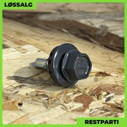 Skrue til stlse - 4,8x19 mm - Farmer - RAL 7024 Grafitgr - 100 stk.