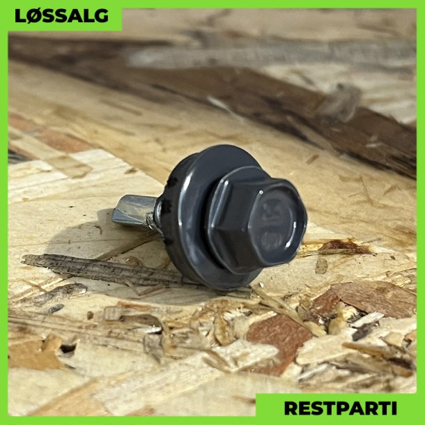 Skrue til stlse - 4,8x19 mm - Farmer - RAL 7024 Grafitgr - 100 stk.