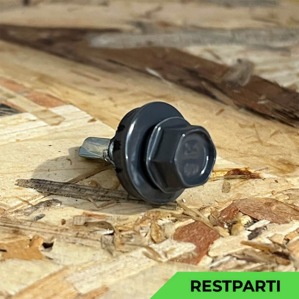 Skrue til stlse - 4,8x19 mm - Farmer - RAL 7024 Grafitgr - 100 stk.