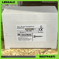 Montageskrue - 4,8x35 mm - Farmer - RAL 1002 Gul - 100 stk.