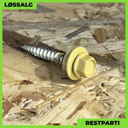 Montageskrue - 4,8x35 mm - Farmer - RAL 1002 Gul - 100 stk.