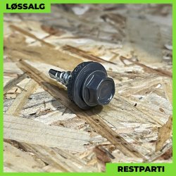 Overlapskrue - 4,8x20 mm - Farmer - RAL 7024 Grafitgr - 250 stk.