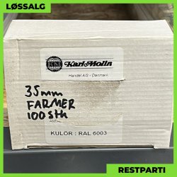 Montageskrue - 4,8x35 mm - Farmer - RAL 6003 Olivengrn - 100 stk.