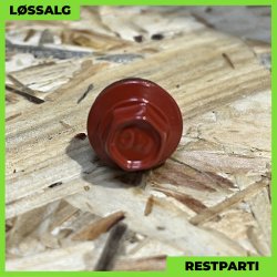 Overlapskrue - 4,8x20 mm - Farmer - RAL 3013 Svenskrd - 100 stk.