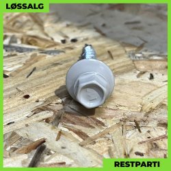 Montageskrue - 4,8x35 mm - Farmer - RAL 7044 Lysegr - 250 stk.