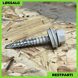 Montageskrue - 4,8x35 mm - Farmer - RAL 7044 Lysegr - 250 stk.