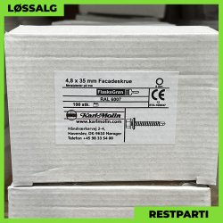 Montageskrue - 4,8x35 mm - Farmer - RAL 6007 Grn - 100 stk.