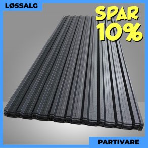 Trapezplade MTP 19 - Partivare - Mat sort