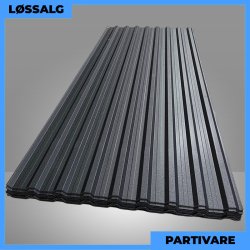 Trapezplade MTP 19 - Partivare - Mat sort