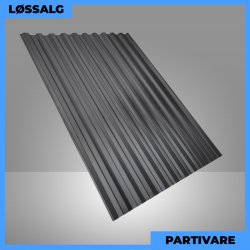 Trapezplade MTP 20 - Partivare - Sort