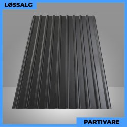 Trapezplade MTP 21 m/ dug - Partivare - Sort