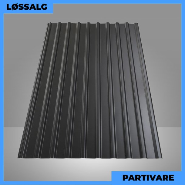 Trapezplade MTP 21 m/ dug - Partivare - Sort
