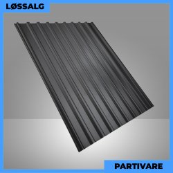 Trapezplade MTP 21 m/ dug - Partivare - Sort