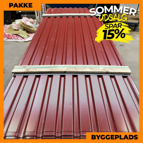 Trapez MVP 21 - Byggepladsplader - 20 stk. af 3000 mm - Forskellige farver - 62,1 m