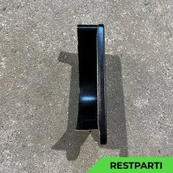 Lindab RGH - Endebund (hjre) - Sort - 125 mm - Restparti