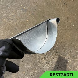 Lindab RGH - Endebund (Hjre) - Silver - Restparti