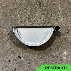 Lindab RGH - Endebund (Hjre) - Silver - Restparti