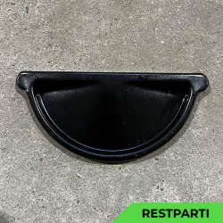 Lindab RGT - Endebund - Sort - Restparti