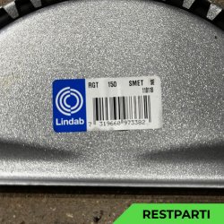 Lindab RGT - Endebund - Silver - 150 mm - Restparti