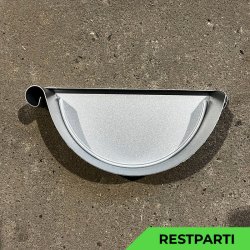 Lindab RGV - Endebund (Venstre) - Silver - Restparti