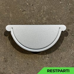 Lindab RGV - Endebund (Venstre) - Silver - Restparti