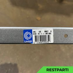 Lindab SKL - Rendejern - Silver - 195/125 mm - Restparti