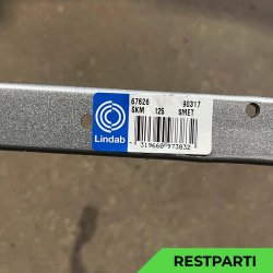 Lindab SKM - Rendejern - Silver - 160/125 mm - Restparti