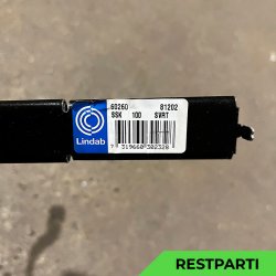 Lindab SSK - Justerbart konsoljern - Sort - 100 mm - Restparti