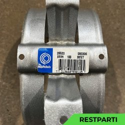 Lindab SSVH - Rrholder - Silver - 100 mm - Restparti