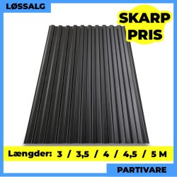 Trapezplade MTP 20 - Partivare - Sort