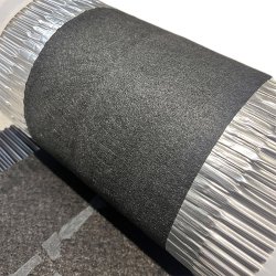 Areco Ventibnd m/ klb - 310 x 5000 mm - Sort