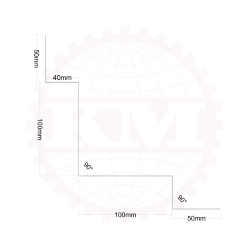 Indvendig Hjrne Hatteprofil