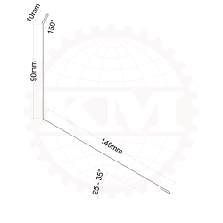 Murinddkning m/ fugerille
