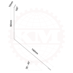 Murinddkning m/ fugerille