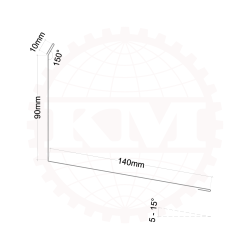 Murinddkning m/ fugerille