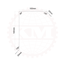 Vindskede til sinus- og trapezprofiler