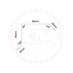 Vindskede til sinus- og trapezprofiler
