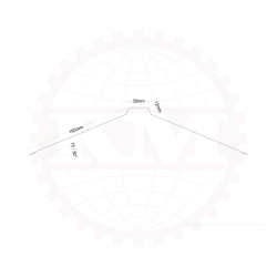 Vinkelrygning med forstrkningsvulst