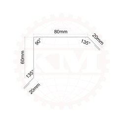 Vindskede til sinus- og trapezprofiler